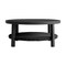 Armen Living Grand 3 Piece Black Aluminum Outdoor Seating Set with Dark Gray Cushions 840254333086 - alternate 7